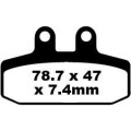 EBC Brakes Double-H Sintered Superbike Brake Pads Rear - FA256HH EBC Brakes Double-H Sintered Superbike Brake Pads Rear - FA256HH